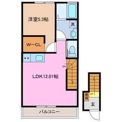 INABELL　A棟の物件間取画像